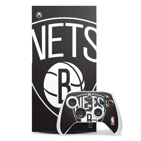 NBA Brooklyn Nets Large Logo Xbox Series X Skins