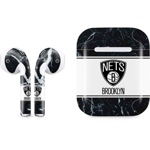 NBA Brooklyn Nets Marble Apple AirPods Skin
