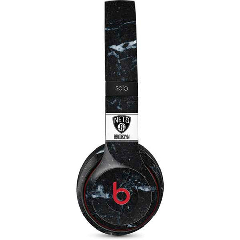 NBA Brooklyn Nets Marble Beats Solo 2 Wireless Skin