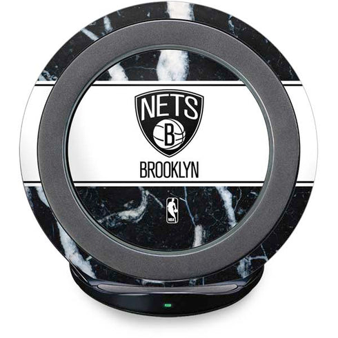 NBA Brooklyn Nets Marble Fast Charge Wireless Charging Stand Skin