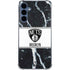 NBA Brooklyn Nets Marble Galaxy A55 5G Clear Case