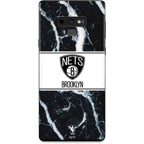 NBA Brooklyn Nets Marble Galaxy Note 9 Skin