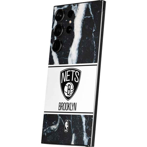 NBA Brooklyn Nets Marble Galaxy S24 Ultra Skin