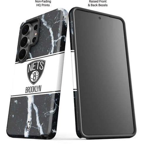 NBA Brooklyn Nets Marble Galaxy S26 Ultra Impact Case