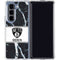 NBA Brooklyn Nets Marble Galaxy Z Fold5 5G Clear Case