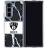 NBA Brooklyn Nets Marble Galaxy Z Fold5 5G Clear Case