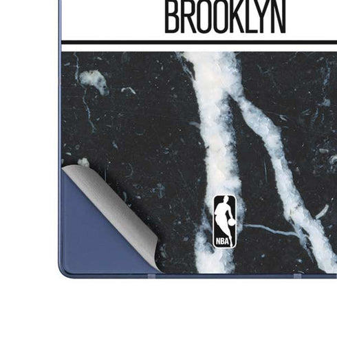 NBA Brooklyn Nets Marble Galaxy Z Fold6 Skin