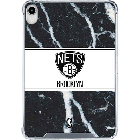 NBA Brooklyn Nets Marble iPad 11th Gen (2025) Clear Case