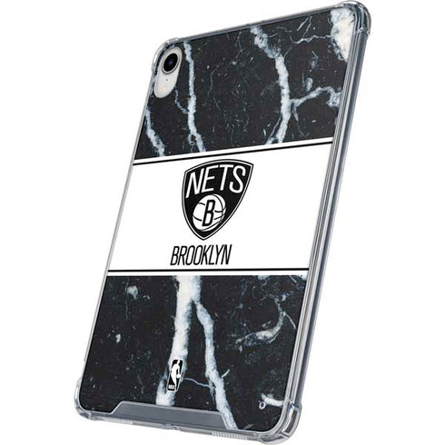 NBA Brooklyn Nets Marble iPad 11th Gen (2025) Clear Case