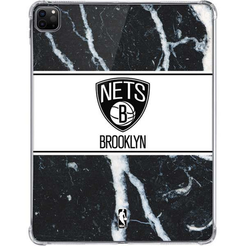 NBA Brooklyn Nets Marble iPad Pro 11in (2024) Clear Case