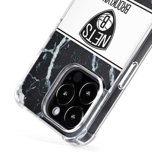 NBA Brooklyn Nets Marble iPhone 16 Pro Max MagSafe Case