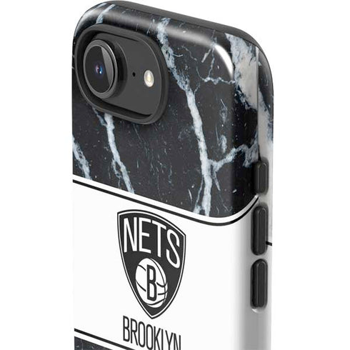 NBA Brooklyn Nets Marble iPhone 16e Impact Case