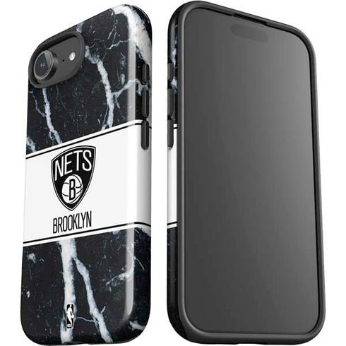 NBA Brooklyn Nets Marble iPhone 16e Impact Case