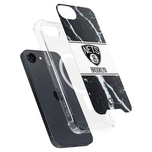 NBA Brooklyn Nets Marble iPhone 16e MagSafe Case