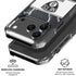 NBA Brooklyn Nets Marble iPhone 18 Pro Clear Case