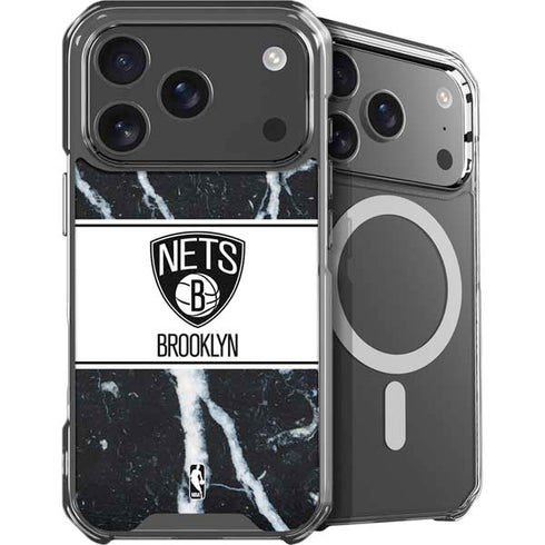 NBA Brooklyn Nets Marble iPhone 18 Pro Max MagSafe Case