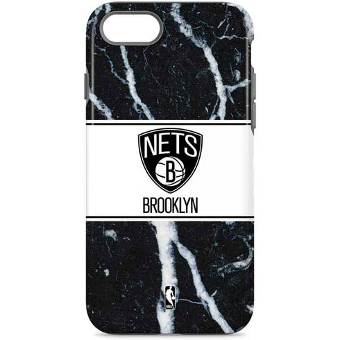 NBA Brooklyn Nets Marble iPhone Cases