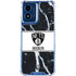 NBA Brooklyn Nets Marble Moto G 5G (2024) Clear Case