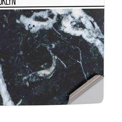 NBA Brooklyn Nets Marble PS5 Pro Disk Console Skin