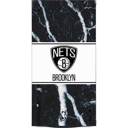 NBA Brooklyn Nets Marble XBox Series X Digital Edition Console Skin