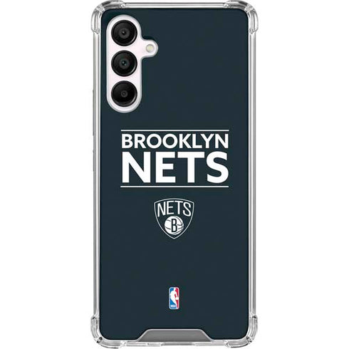 NBA Brooklyn Nets Standard - Black Galaxy A16 5G Clear Case