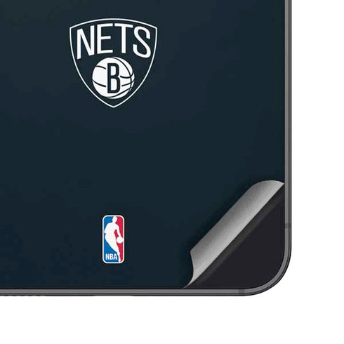 NBA Brooklyn Nets Standard - Black Galaxy A16 5G Skin