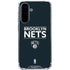 NBA Brooklyn Nets Standard - Black Galaxy A36 5G Clear Case