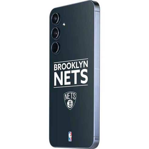 NBA Brooklyn Nets Standard - Black Galaxy A36 5G Skin