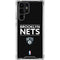 NBA Brooklyn Nets Standard - Black Galaxy S23 Ultra Clear Case
