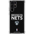NBA Brooklyn Nets Standard - Black Galaxy S23 Ultra Clear Case
