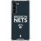 NBA Brooklyn Nets Standard - Black Galaxy S24 FE Clear Case