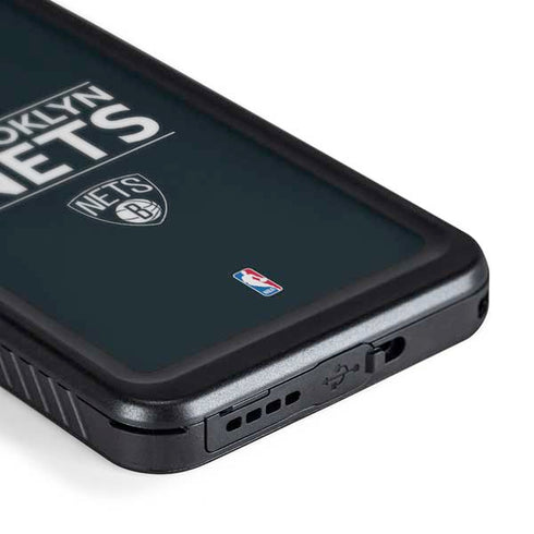NBA Brooklyn Nets Standard - Black Galaxy S24 Plus Waterproof Case
