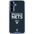 NBA Brooklyn Nets Standard - Black Galaxy S25 Clear Case