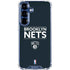 NBA Brooklyn Nets Standard - Black Galaxy S25 Plus Clear Case