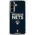 NBA Brooklyn Nets Standard - Black Galaxy S26 Clear Case