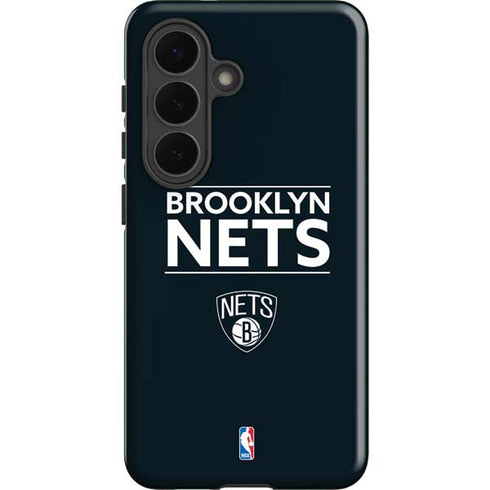 NBA Brooklyn Nets Standard - Black Galaxy S26 Impact Case