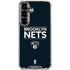 NBA Brooklyn Nets Standard - Black Galaxy S26 Plus Clear Case