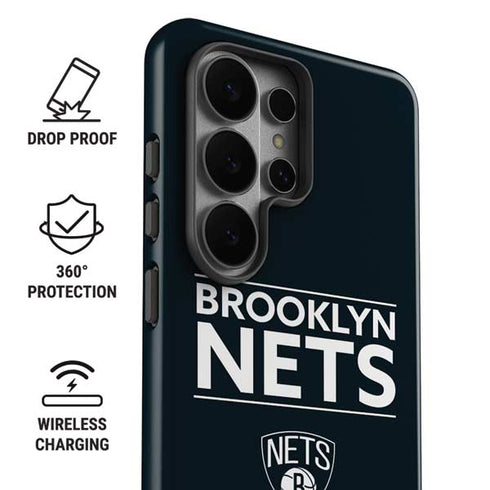 NBA Brooklyn Nets Standard - Black Galaxy S26 Ultra Impact Case