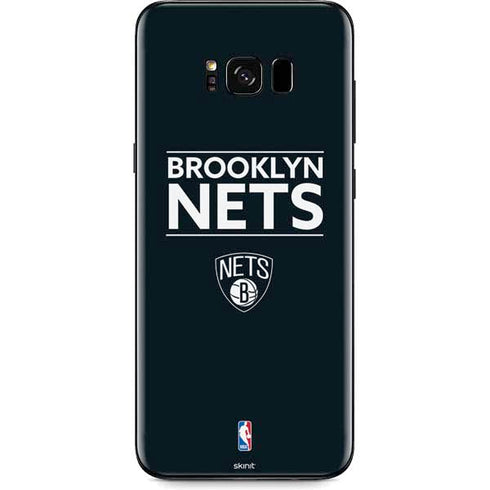 NBA Brooklyn Nets Standard - Black Galaxy S8 Skin