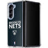 NBA Brooklyn Nets Standard - Black Galaxy Z Fold5 5G Clear Case