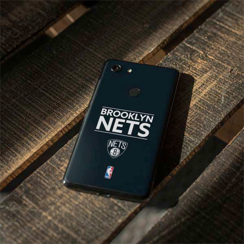NBA Brooklyn Nets Standard - Black Google Pixel 3 Skin