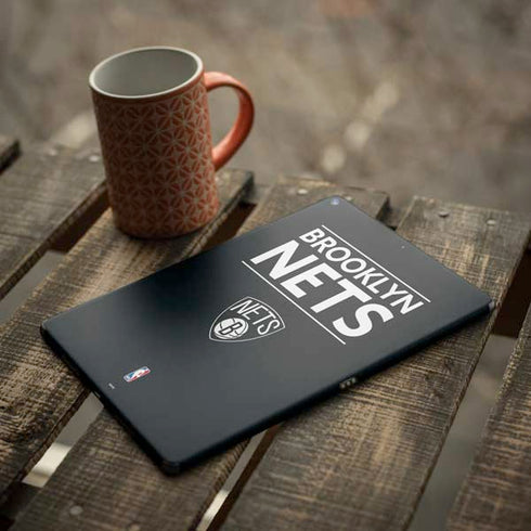 NBA Brooklyn Nets Standard - Black iPad Skins