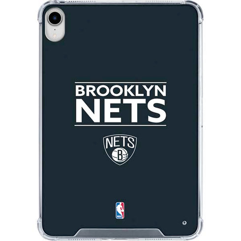 NBA Brooklyn Nets Standard - Black iPad 11th Gen (2025) Clear Case