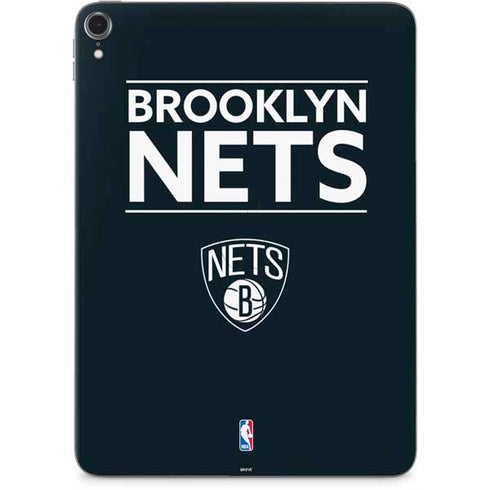 NBA Brooklyn Nets Standard - Black Apple iPad Pro Skin