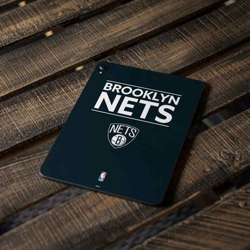 NBA Brooklyn Nets Standard - Black Apple iPad Pro Skin