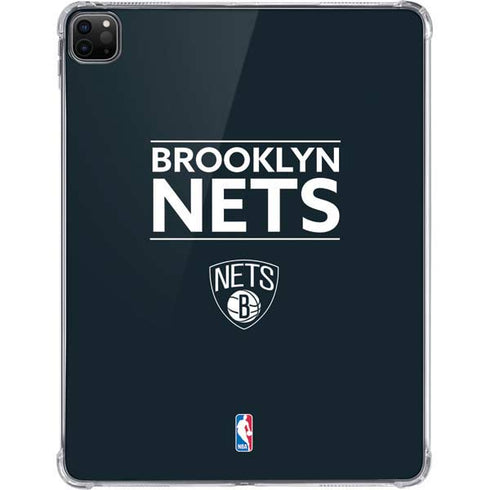 NBA Brooklyn Nets Standard - Black iPad Pro 11in (2024) Clear Case
