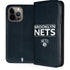 NBA Brooklyn Nets Standard - Black iPhone 13 Pro Max Folio Case