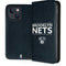 NBA Brooklyn Nets Standard - Black iPhone 14 Plus Folio Case