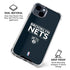 NBA Brooklyn Nets Standard - Black iPhone 15 Clear Case