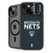 NBA Brooklyn Nets Standard - Black iPhone 15 Plus Kickstand Case